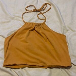 Forever 21 Rust Halter Crop Top